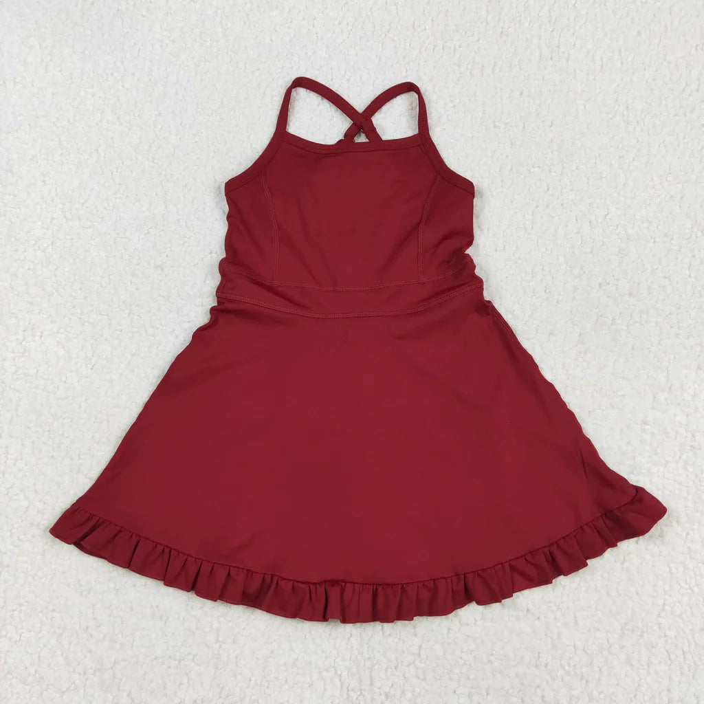 Yoga Solid Color Dress