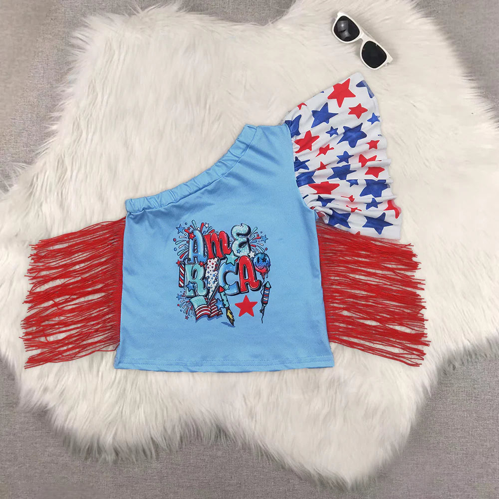 America Fringe Short Set