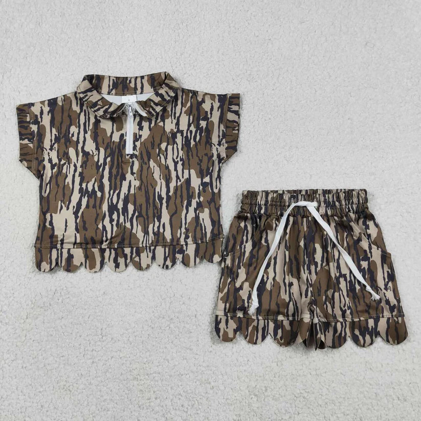 Quarter Zip Scallop Set